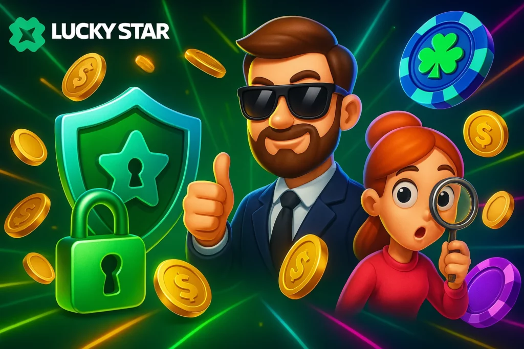 CLP player activating mobile login protection and managing password recovery in Spanish settings Lucky Star