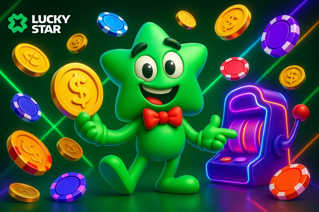Lucky Star Chile account screen showing bonus rollover completion and crypto + CLP withdrawal buttons